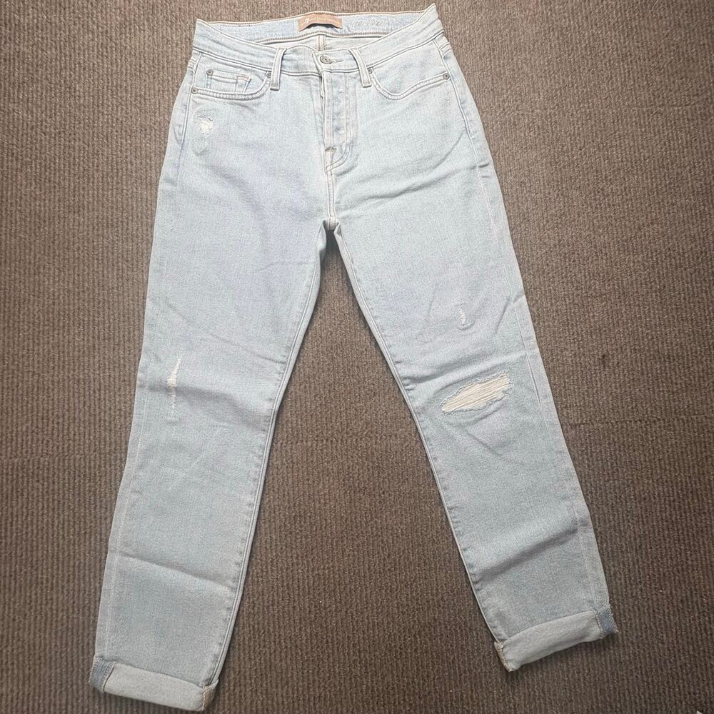 7 For All Mankind Luxe Vintage Josefina Boyfriend Jeans Size 25